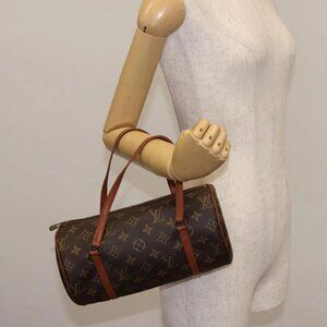 LOUIS VUITTON Monogram Papillon 26 Hand Bag M51386 LV Auth 147243